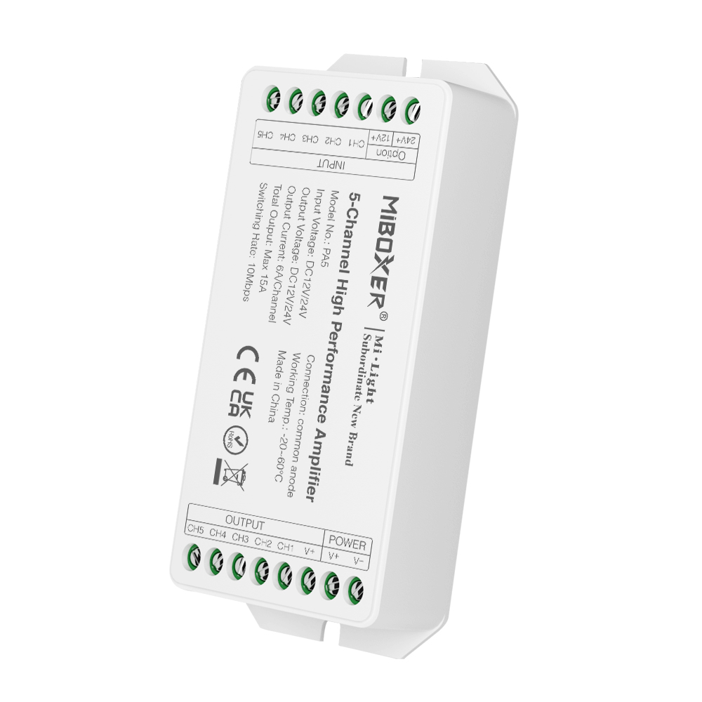 MI LIGHT 5 Channel High Performance AMPLIFIER, PA5