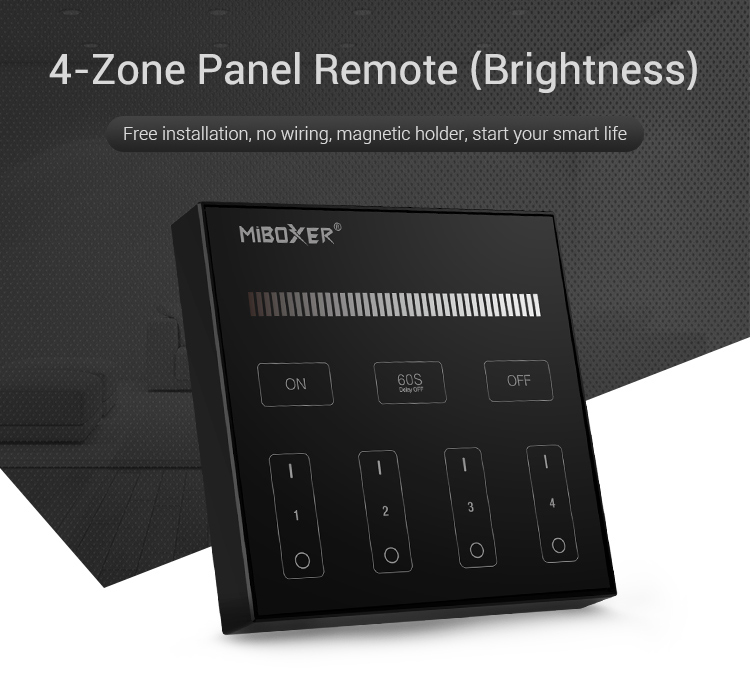 MI SINGLE REMOTE WALL B1-B BLACK - Слика 2