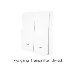 MOES, Push wall Switch, 2 gang, Live + Neutral, Zigbie, ZS-EUB2