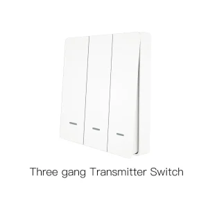 MOES, Push wall Switch, 3 gang, Live + Neutral, Zigbie, ZS-EUB3