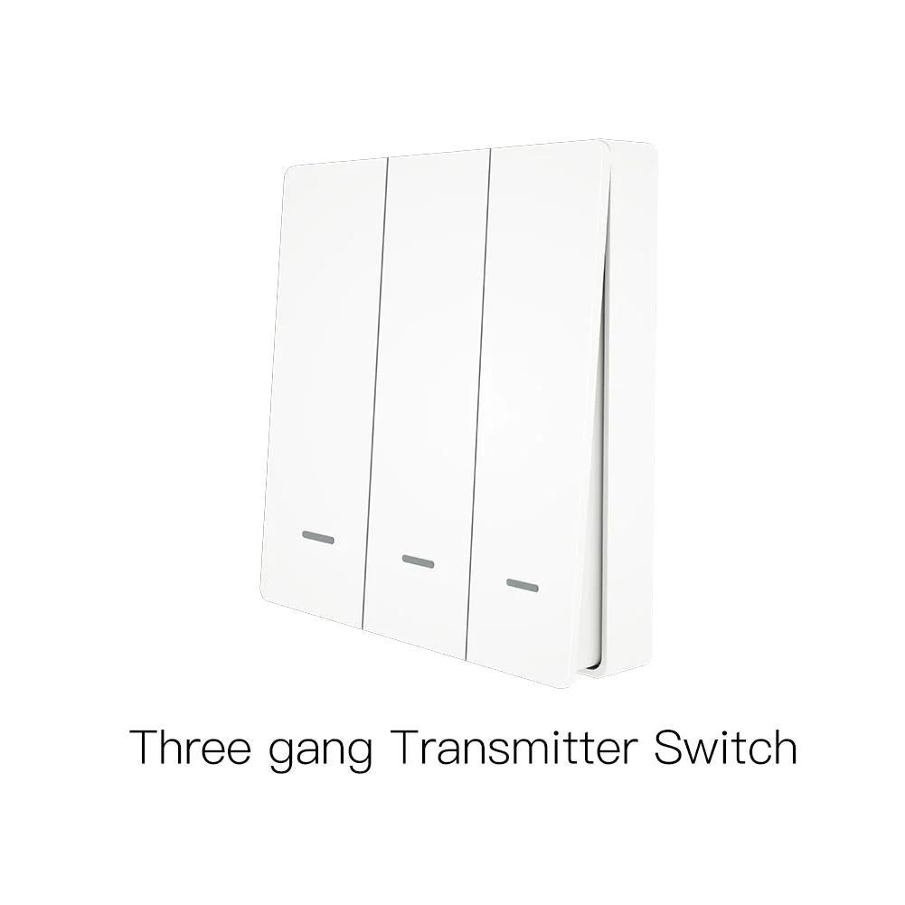 MOES, Push wall Switch, 3 gang, Live + Neutral, Zigbie, ZS-EUB3