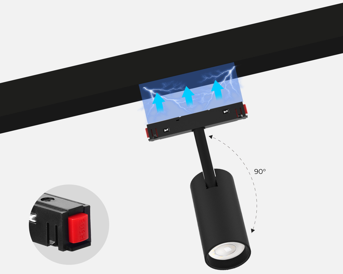 MiBoxer, Magnetna svetiljka, Topić, 12W, CCT, 2.4GHz, LT-MS2-12B-RF - Слика 4