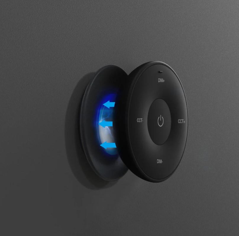 MI REMOTE, Zidni, okrugli, K2S-B, Crni - Слика 9