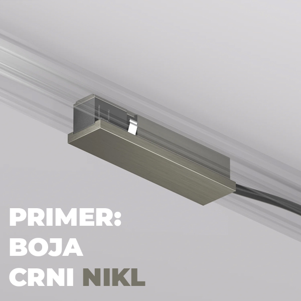 LT12P4 NAPONSKI UVODNIK ZA SOLVO ŠINU, 48V, CRNI NIKL - Слика 2