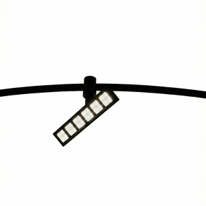 LT-XC-GS1801 WAVE Rasterska svetiljka, crna, 12W, 48V, 3000K+DIM